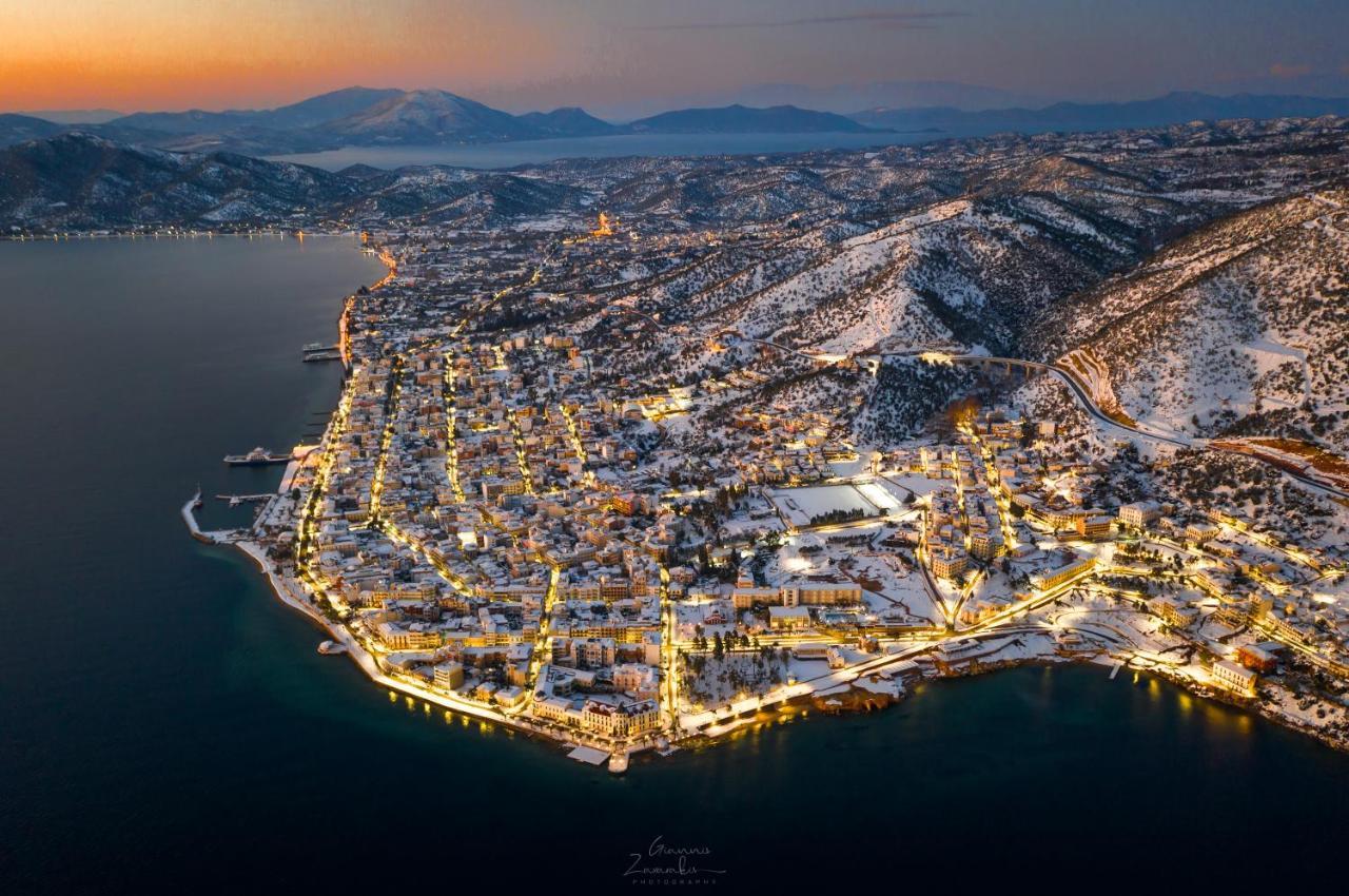 Penelope -Πηνελόπη Apartman Lutrá Edipszú Kültér fotó
